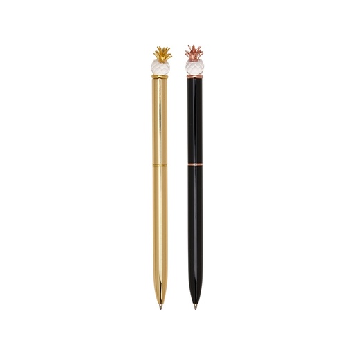[X235709] CANETA METAL ABACAXI
