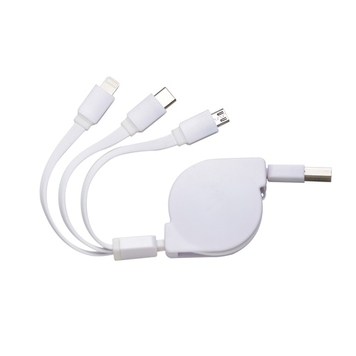 [X074519] CABO USB RETRÁTIL 3 EM 1