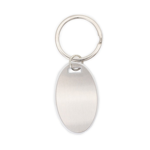 [X130877] CHAVEIRO OVAL PLASTICO/METAL