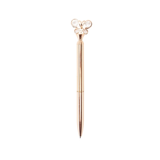 [X228559] CANETA METAL BORBOLETA