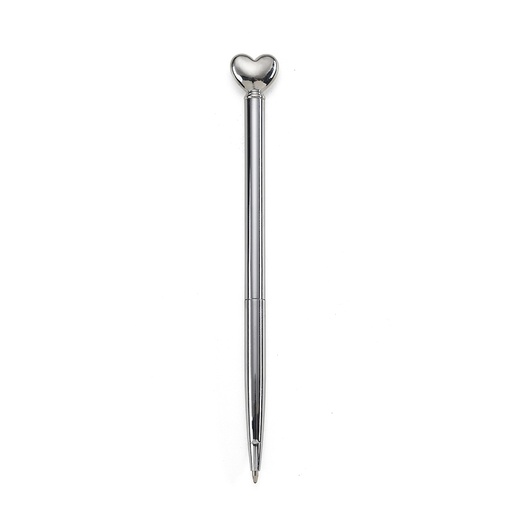 [X114928] CANETA METAL CORAÇÃO